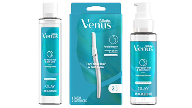 Venus for Facial Hair & Skin Care with Olay 