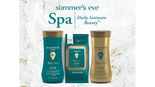 Summer’s Eve Spa collection 
