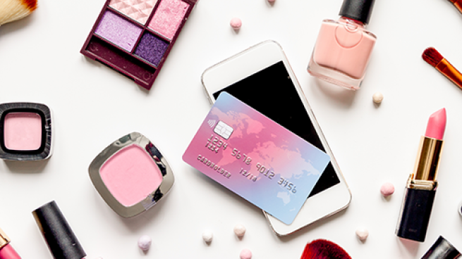 online shopping beauty teaser