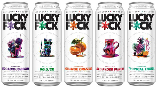 lucky fck energy drink lineup