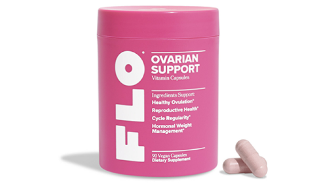 O Positiv Flo Ovarian Support Vitamin Capsules 