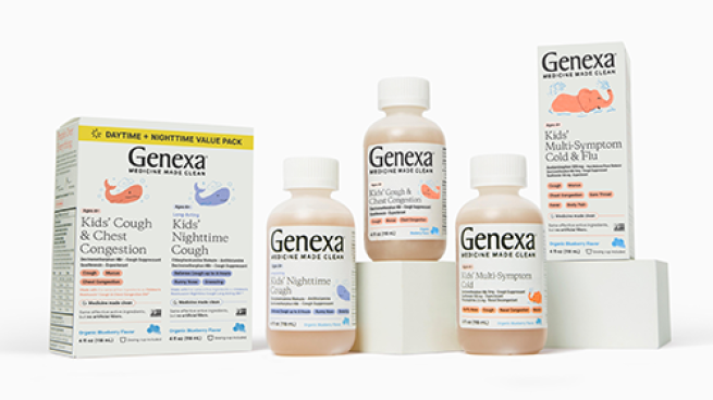 Genexa Kids Multi-Symptom Cold & Flu and Kids Daytime + Nighttime Cough Relief 