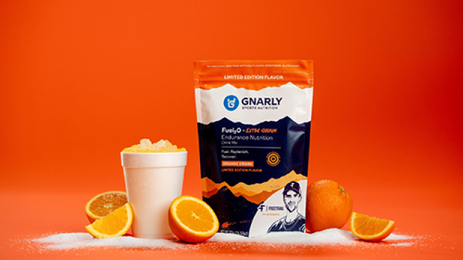 Orange Drank flavor of Gnarly Fuel 2O Performance Nutrition 