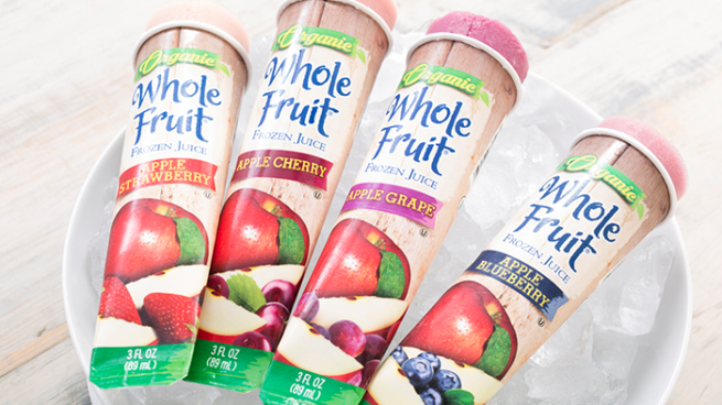 Organic whole fruit frozen juice sale