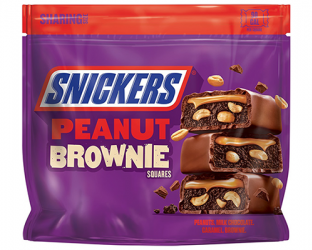 snickers almond brownie